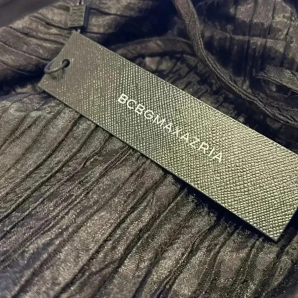 BCBG Maxazria Satin Maxi Evening Dress - Picture 5 of 5